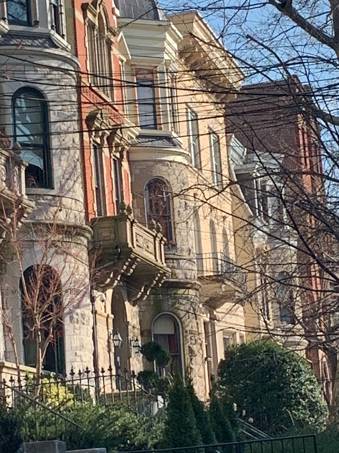 Beautiful historic Hoboken brownstones