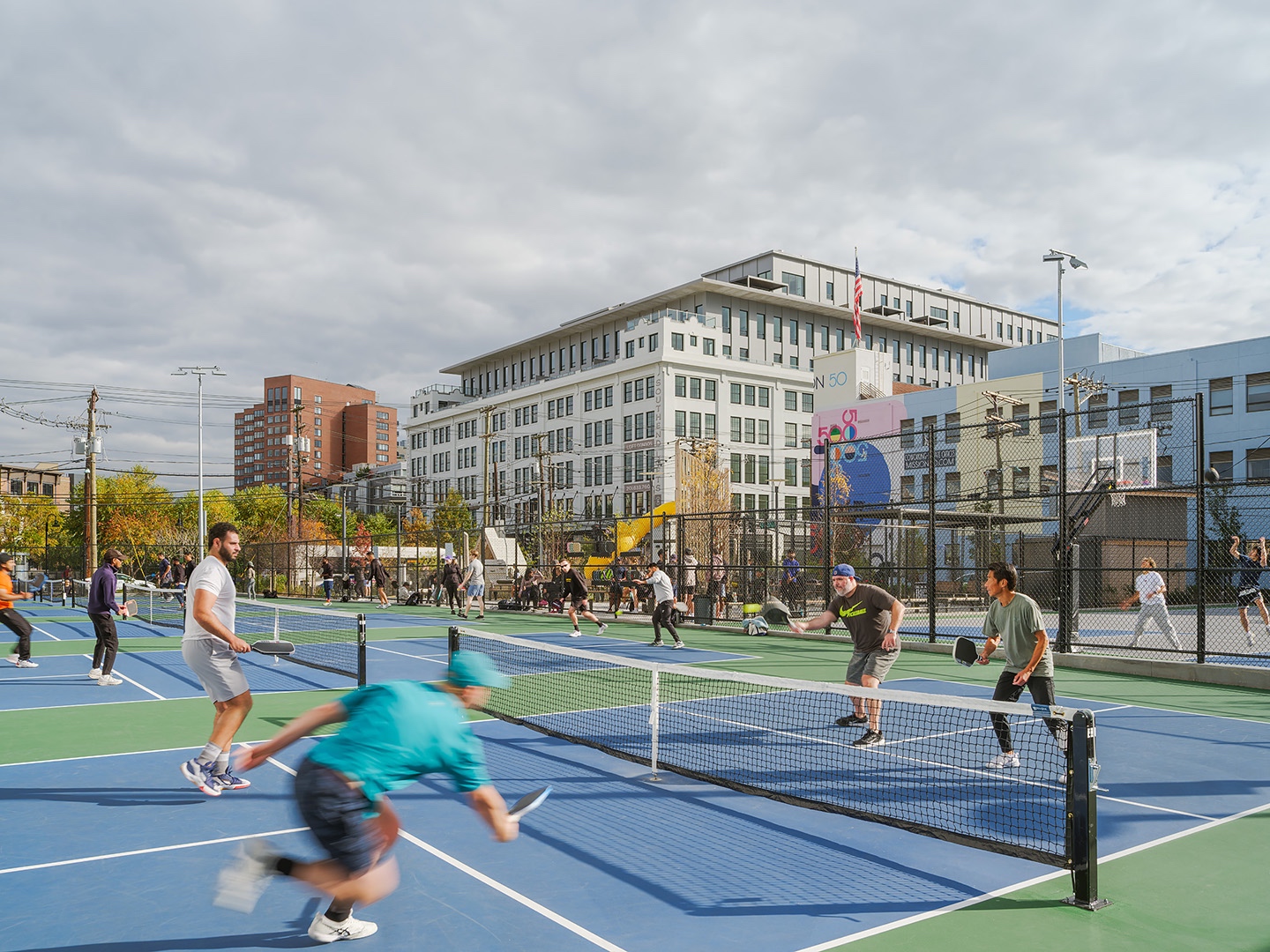 Pickleball courts in Hoboken